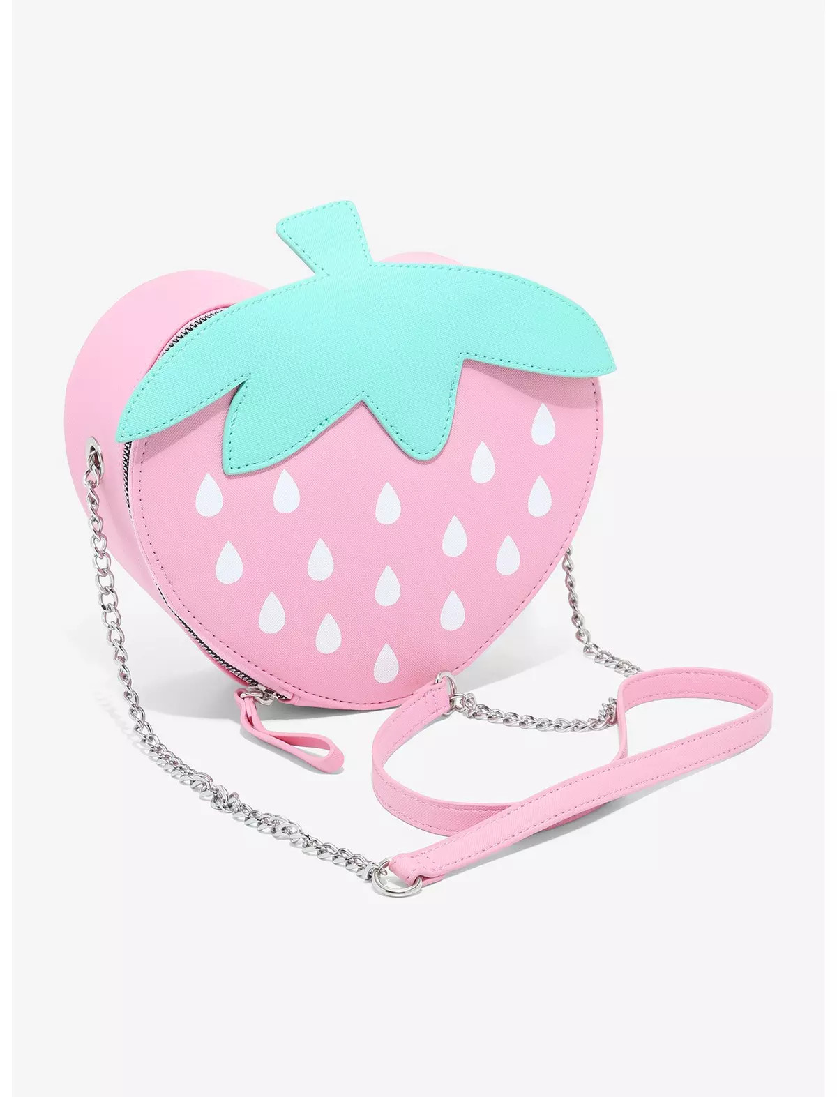 Pink Strawberry Crossbody Bag | Hot Topic