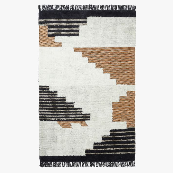 west elm x pbt Colca Wool Rug - Natural Multi | Pottery Barn Teen