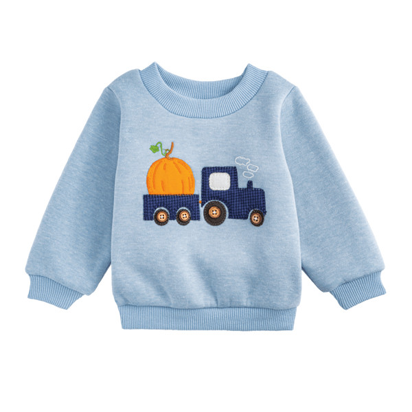 Pumpkin Toddler Sweatshirt | Mud Pie