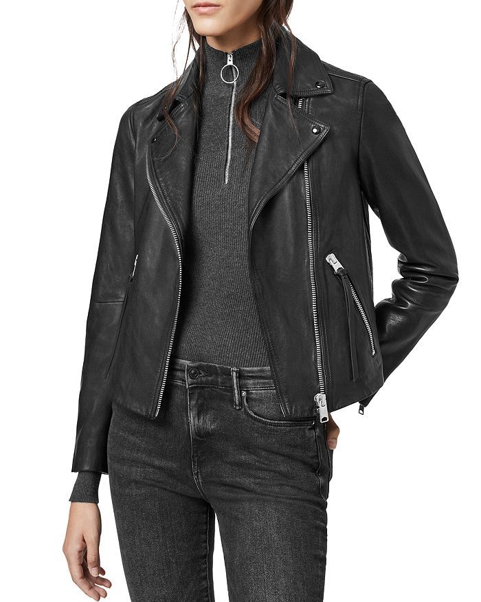 ALLSAINTS Dalby Leather Biker Jacket  Women -  All Women - Bloomingdale's | Bloomingdale's (US)