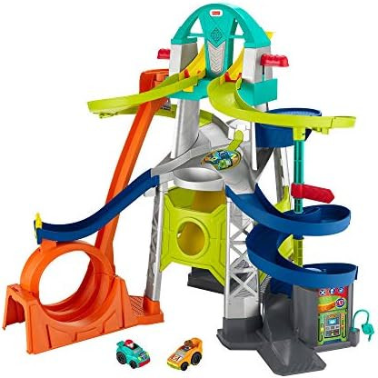 Fisher-Price Little People Launch and Loop Raceway, Vehicle Playset for Toddlers and Preschool Ki... | Amazon (US)