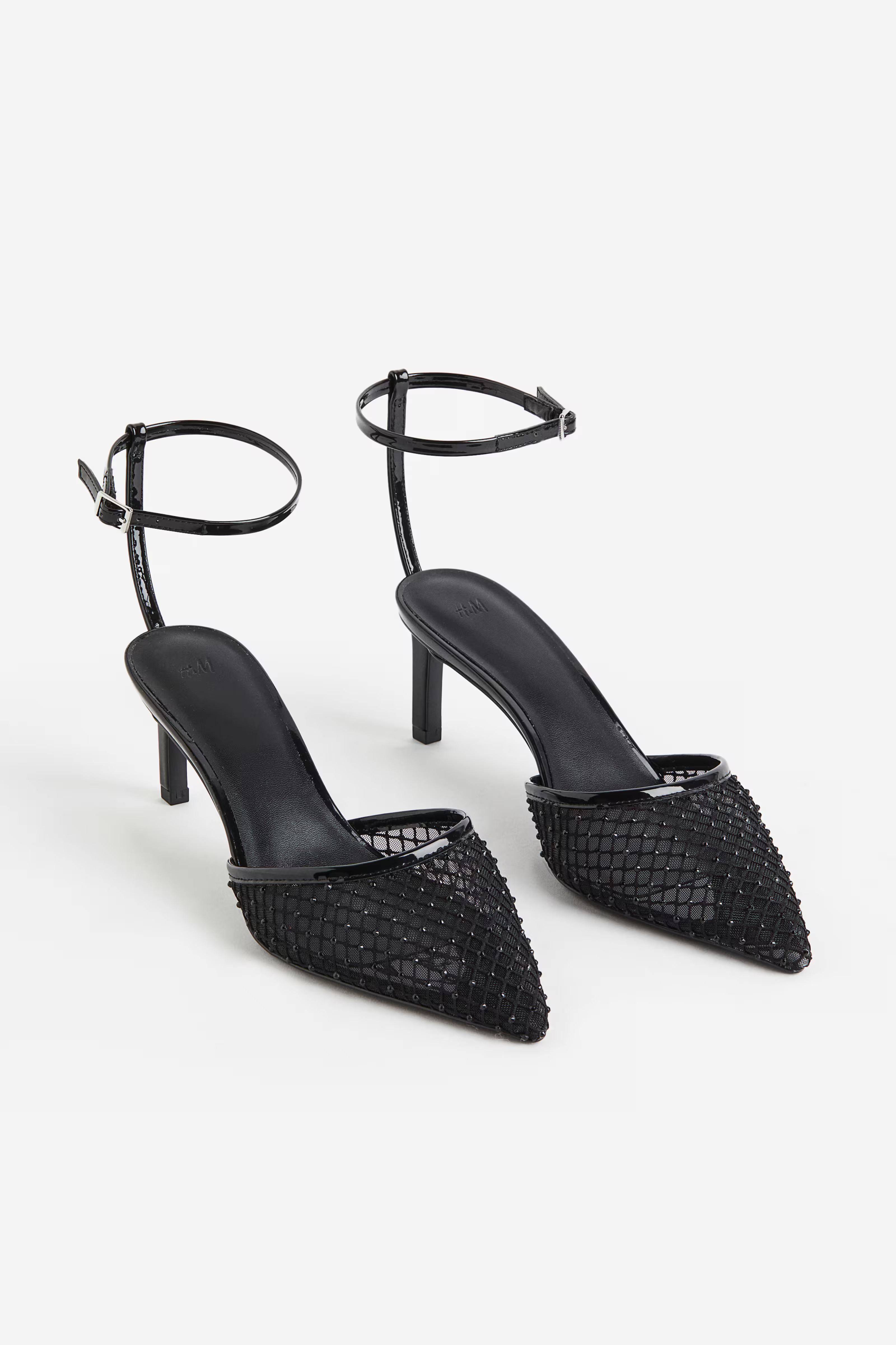 Ankle-strap Mesh Heels | H&M (US + CA)