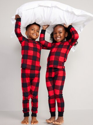 Unisex Snug-Fit Printed Pajama Set for Toddler & Baby | Old Navy (US)