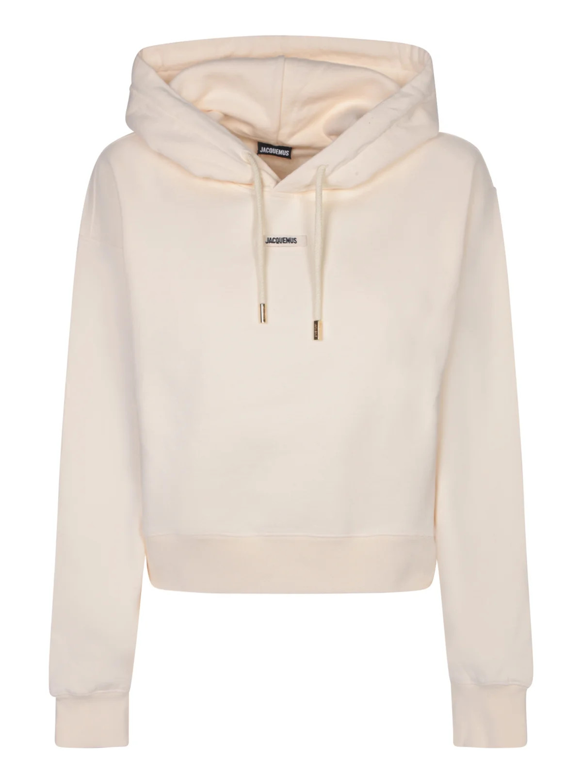 Jacquemus Logo Patch Drawstring Hoodie | Cettire Global