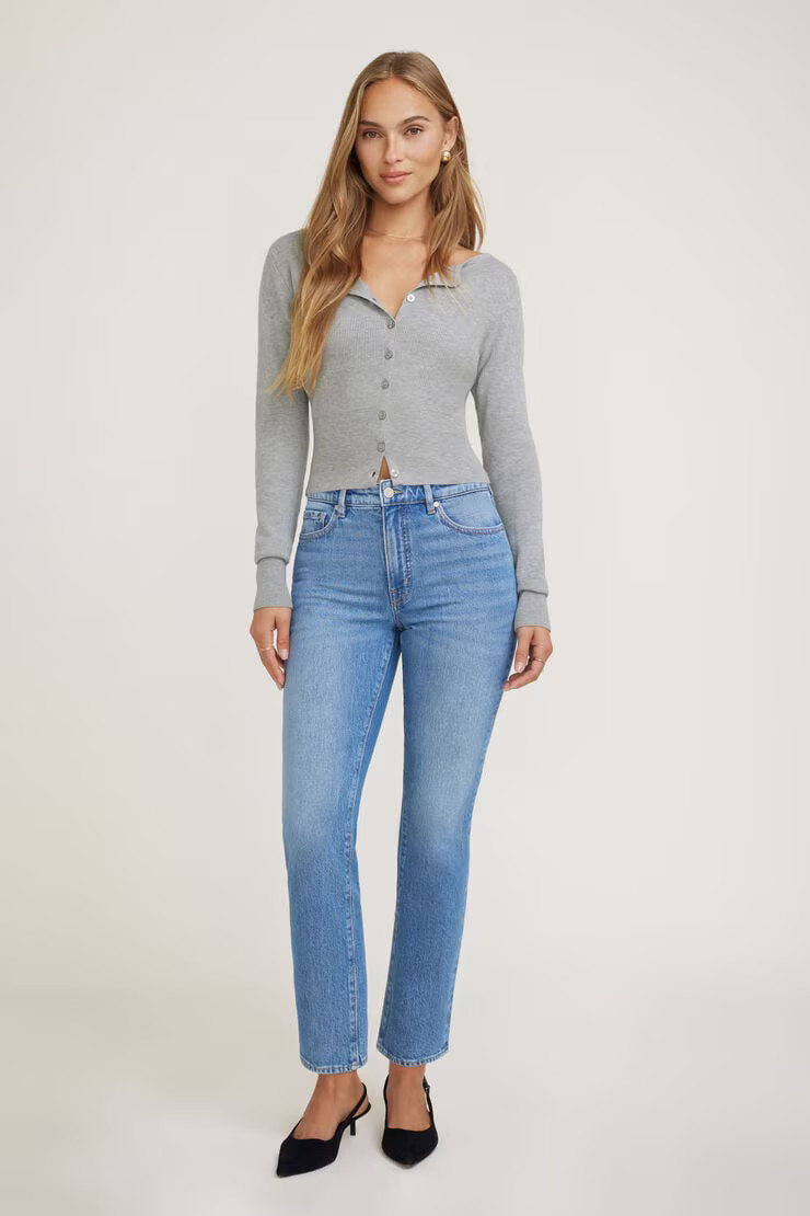 Frenchie High Rise Slim Leg Jeans | Dynamite Clothing