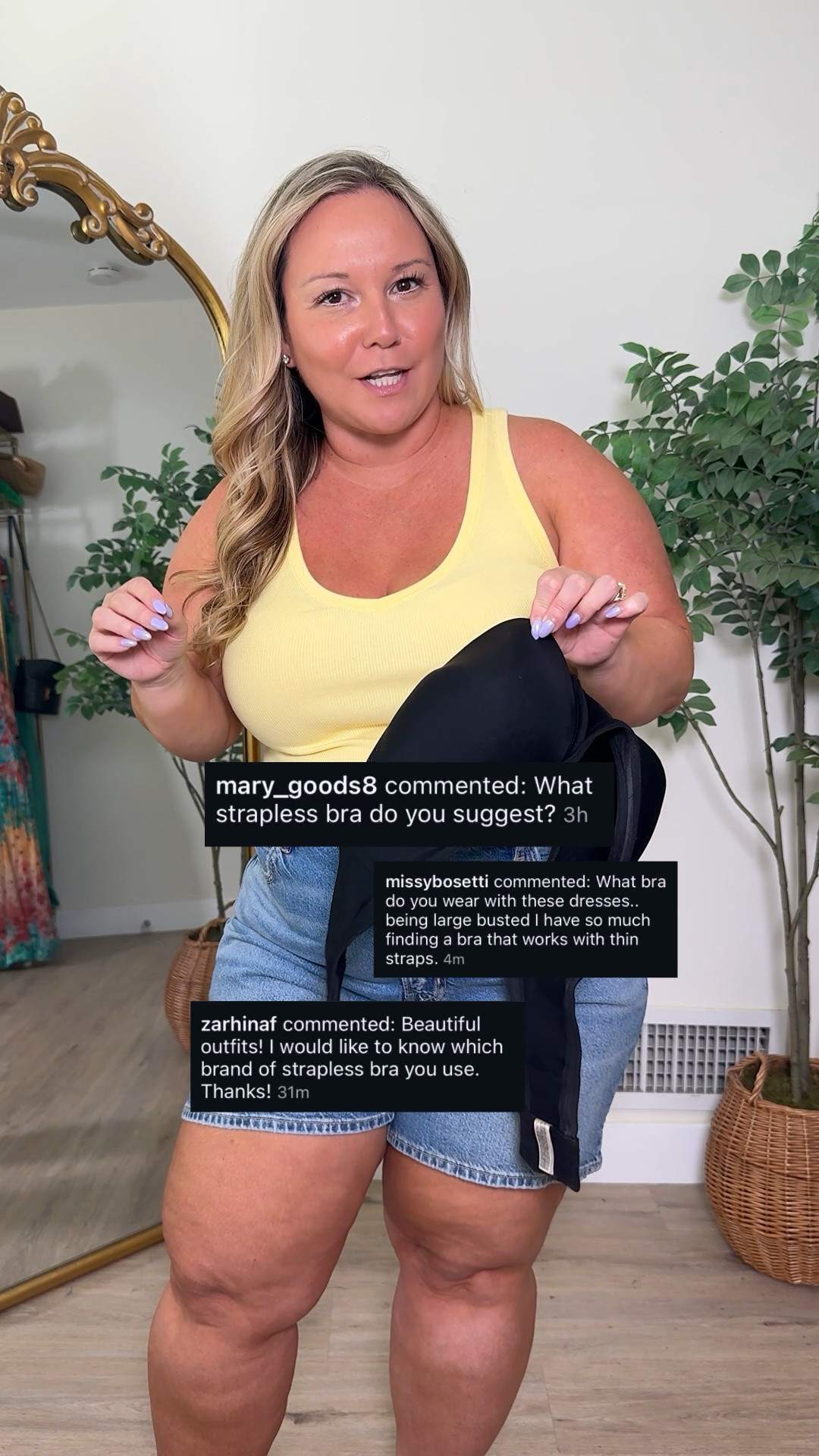 My ride or die strapless bra! 
I’m a 36H and I did the exact same size in the strapless. I’ve been wearing this style and brand for about 4 years now. I have it in multiple colors! 💯 worth every penny! 

Nordstrom, bra, undergarment, midsize style, summer style, summer outfit

#LTKMidsize #LTKOver40 #LTKPetite