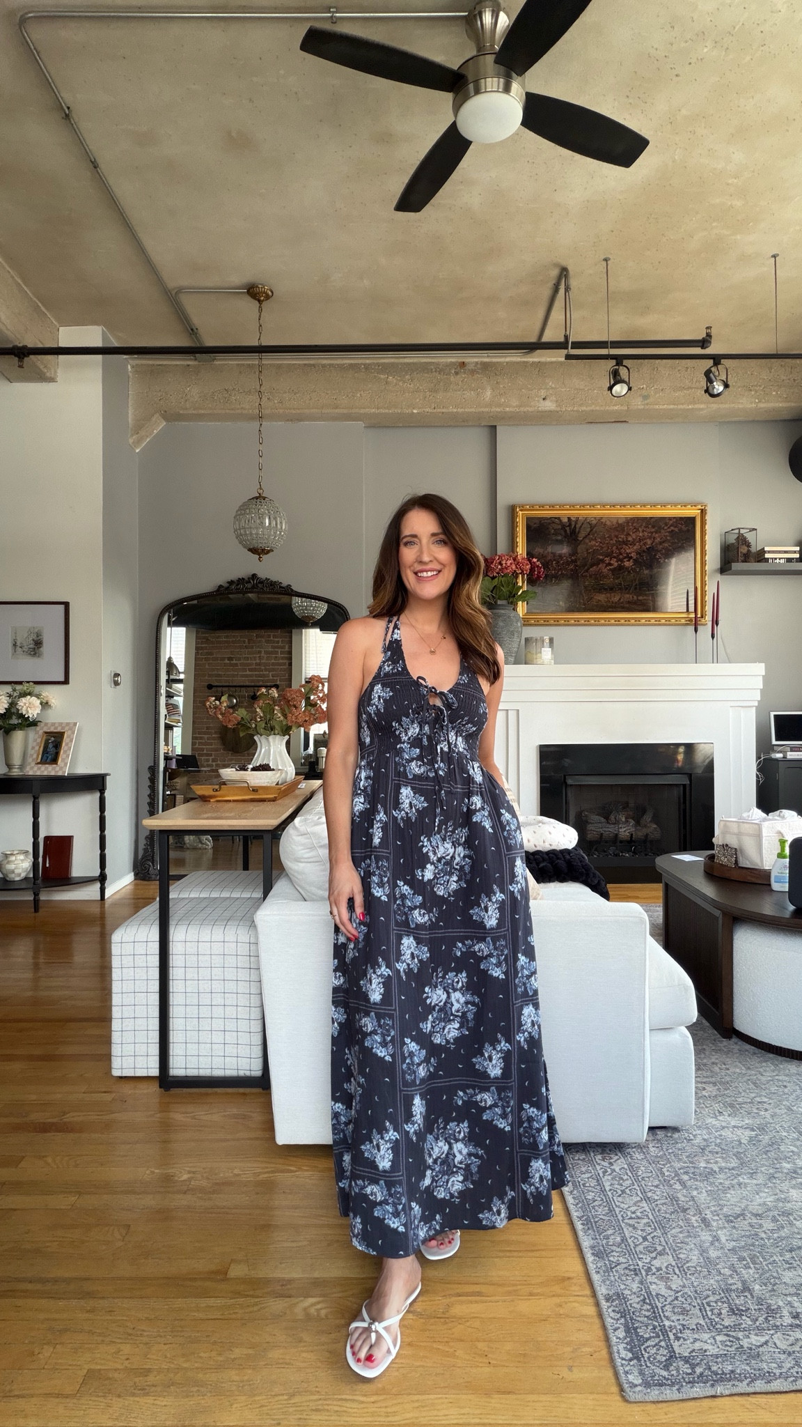 Bandana maxi dress is perfect for Americans summer/ fits true to size 

#LTKOver40 #LTKootd