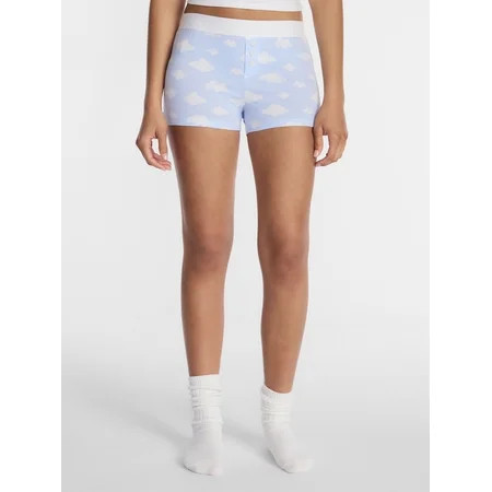 No Boundaries Women’s and Women’s Plus Cloud Core Sleepwear Boxer Short Sizes XXS – 3X | Walmart (US)
