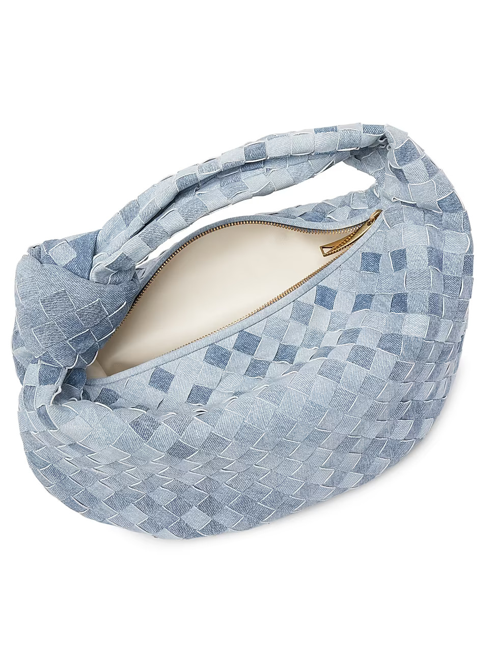 Teen Jodie Denim Intrecciato Hobo Bag | Saks Fifth Avenue