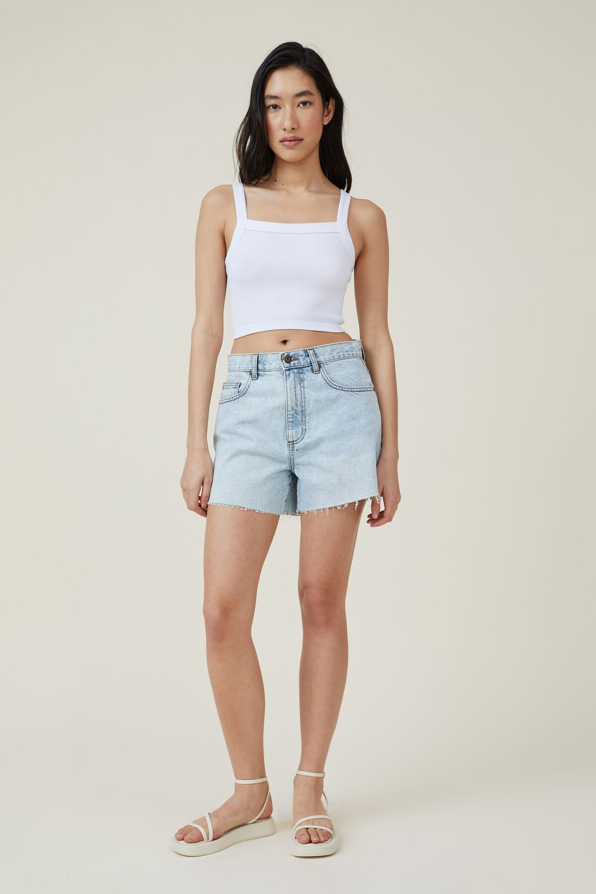 Seamless Nelly Straight Neck Tank | Cotton On (ANZ)
