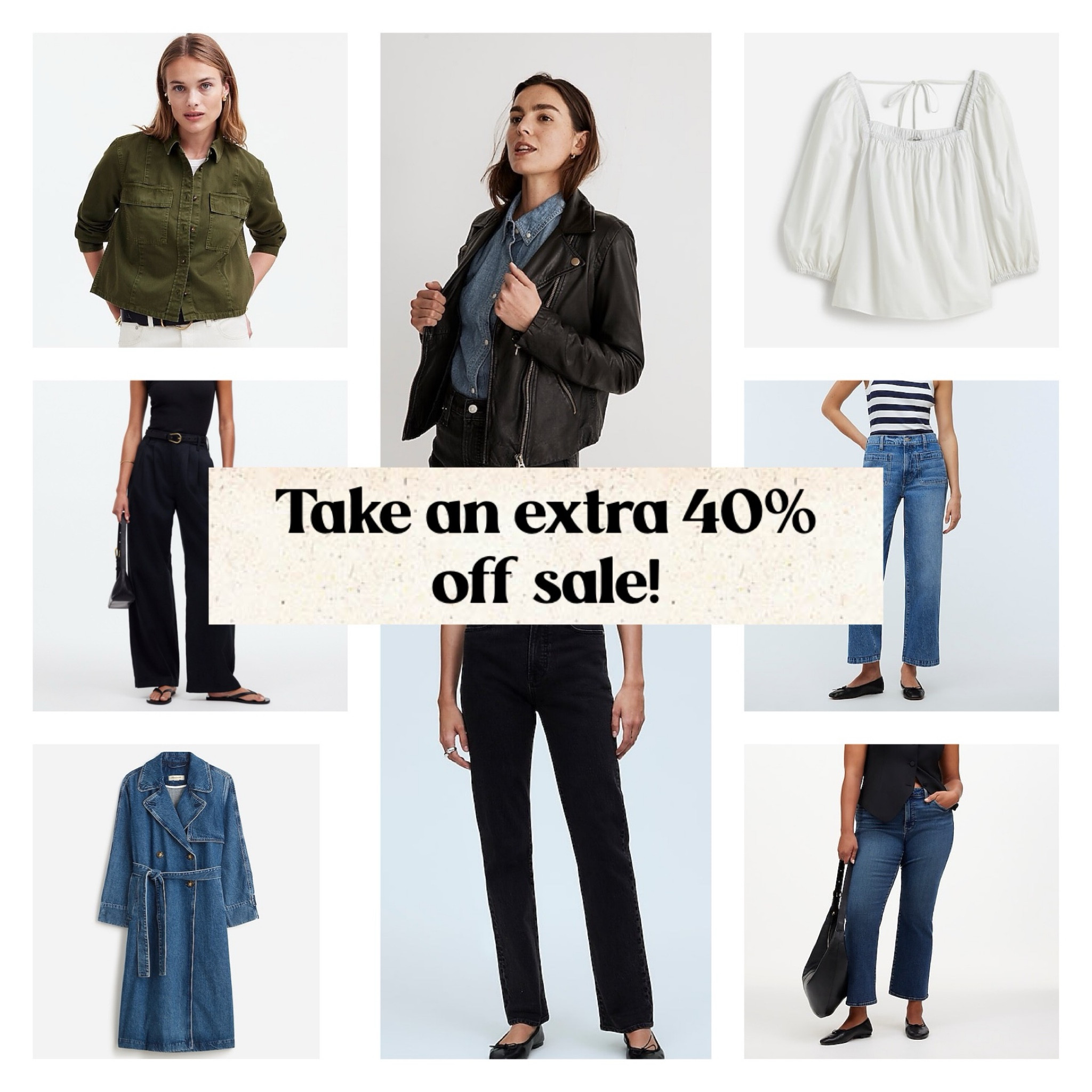 Take an extra 40% off with code LONGWEEKEND. These prices are so good! 

#LTKxMadewell #LTKSaleAlert #LTKMidsize