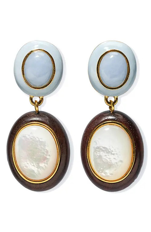 Lizzie Fortunato Papaya Drop Earrings in Ivory Multi at Nordstrom | Nordstrom