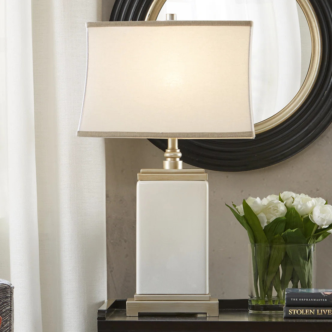 Hampton Hill Colette Rectangular Ceramic Table Lamp & Reviews | Wayfair | Wayfair North America