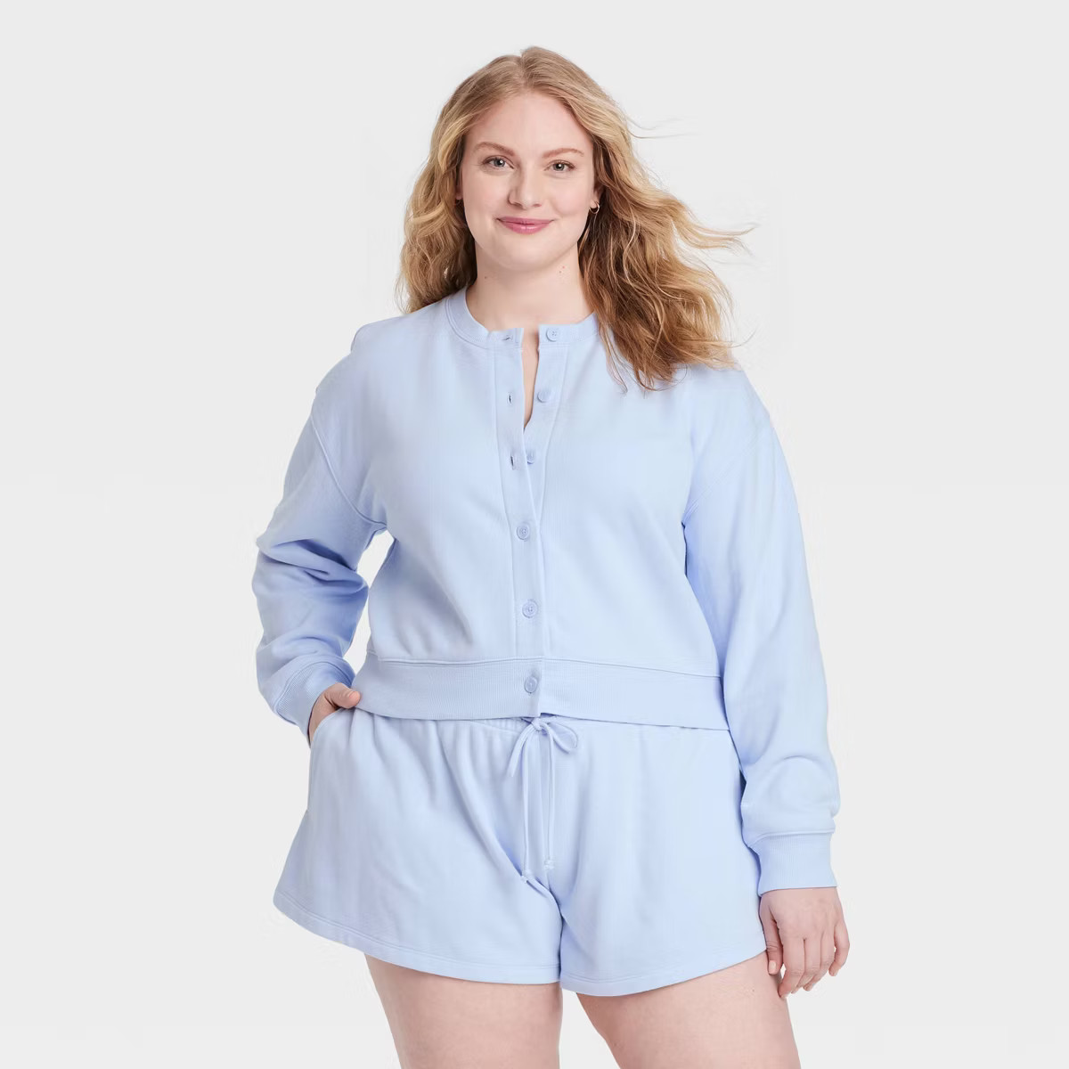 Women's Leisure Studio French Terry Cardigan - Universal Thread™ | Target