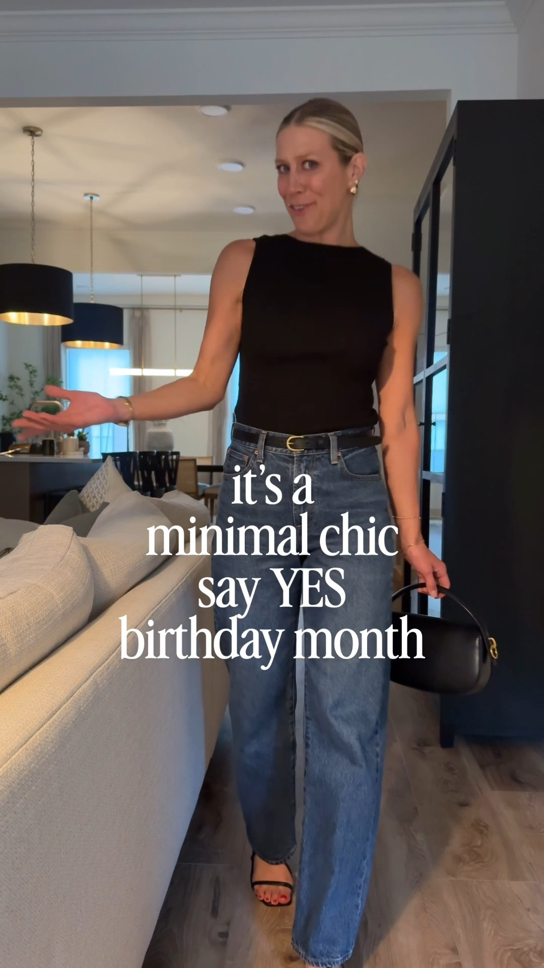 Wearing small tank, 25/reg jeans, small belt, heels tts

#LTKOver40 #LTKgrwm #LTKootd