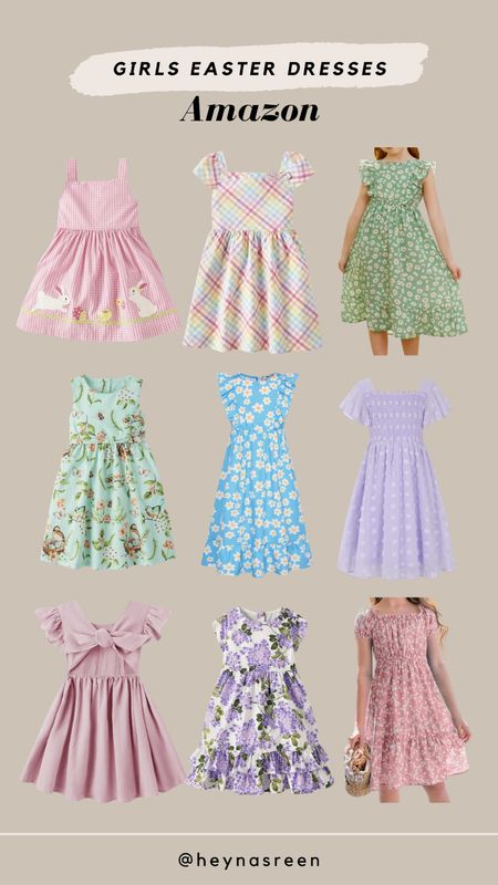 The cutest girls Easter dresses on Amazon! Perfect for a last minute dress 🐣 

#LTKstyletip #LTKSeasonal #LTKfindsunder100