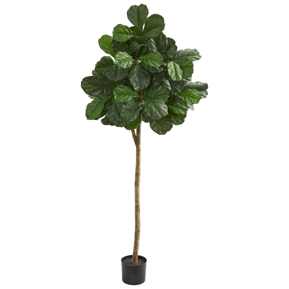 Indoor 6 in. Fiddle leaf fig Artificial Tree | The Home Depot