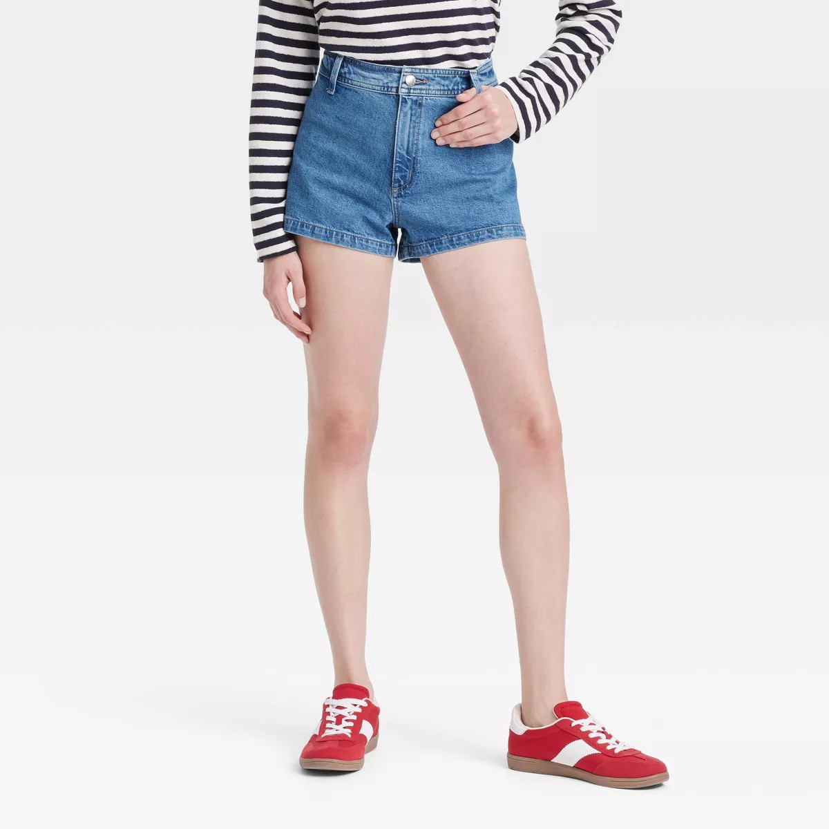 Women's High-Rise Sailor Jean Shorts - Universal Thread™ | Target