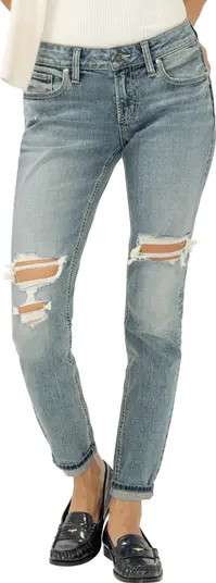 Ripped Girlfriend Jeans | Nordstrom