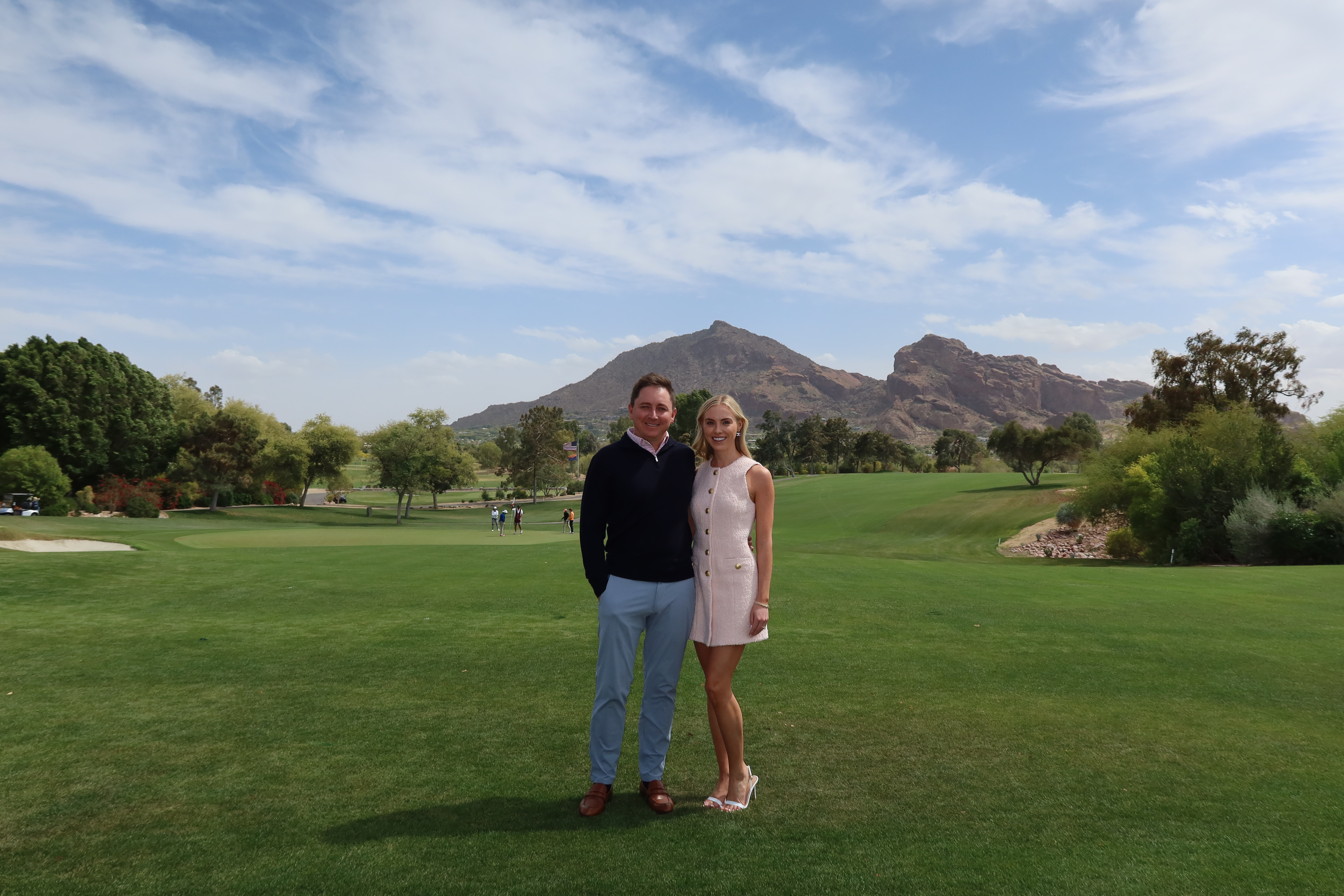 Light pink tweed dress 

 