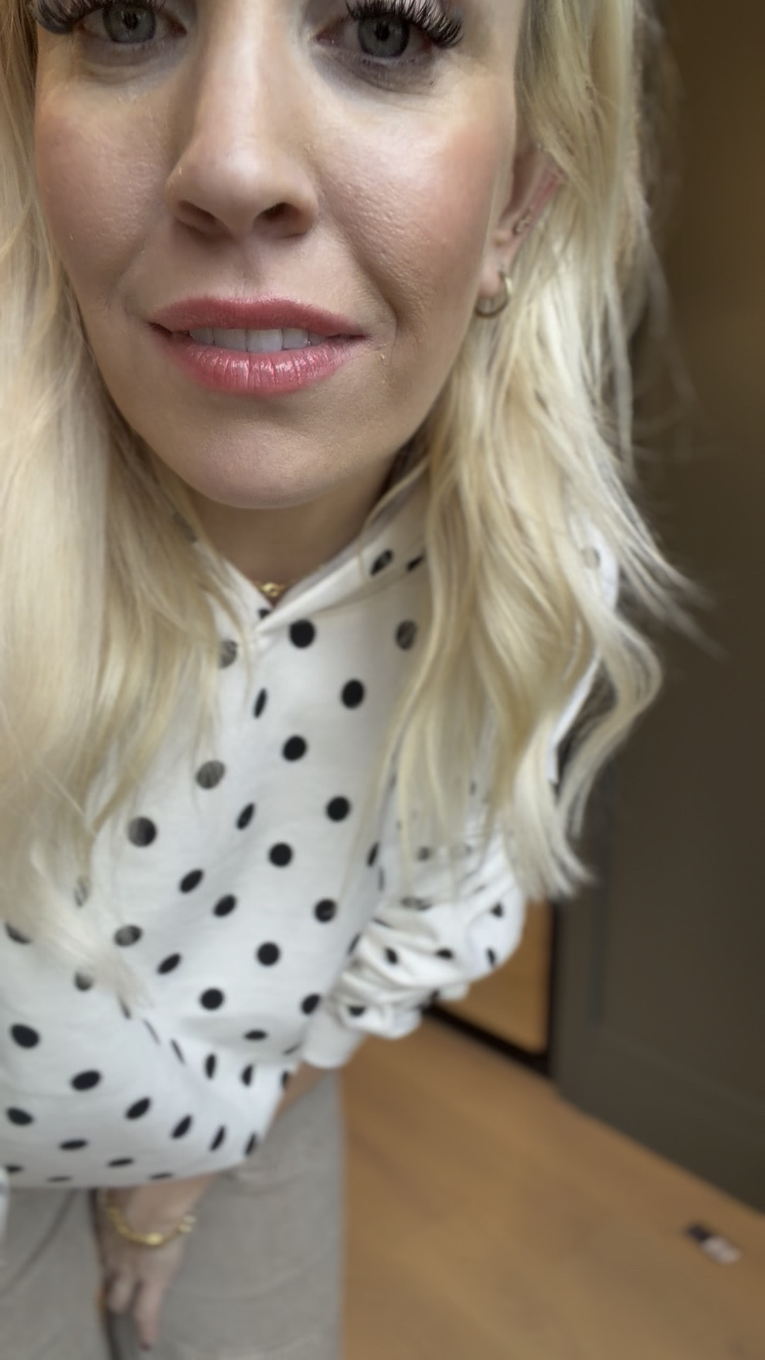 This polka dot sweatshirt paired with these brown pull on pants! 

#LTKootd 

#LTKFindsUnder50 #LTKFindsUnder100