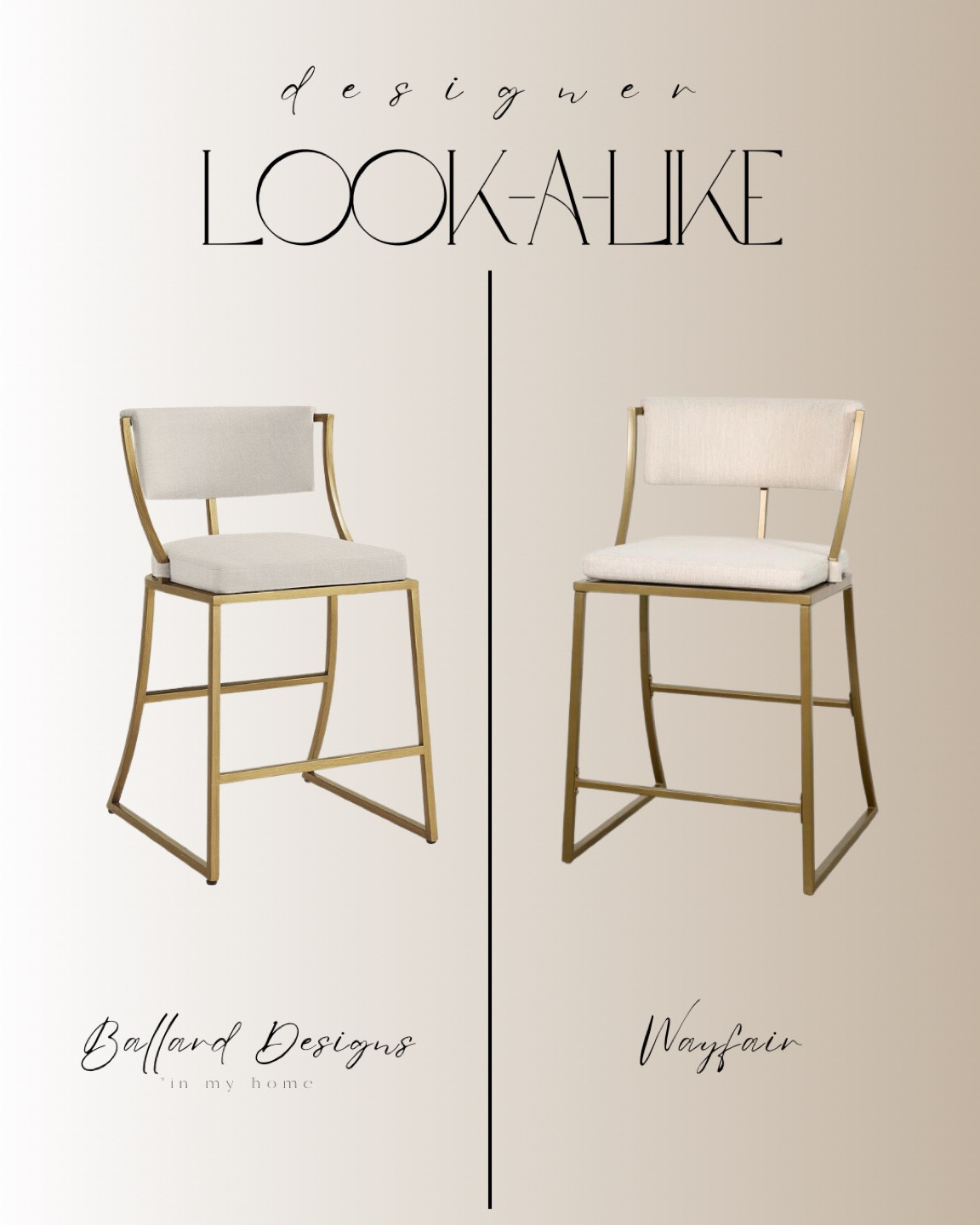 The look-a-like is in stock! 

Kitchen counter stool, bar stool 