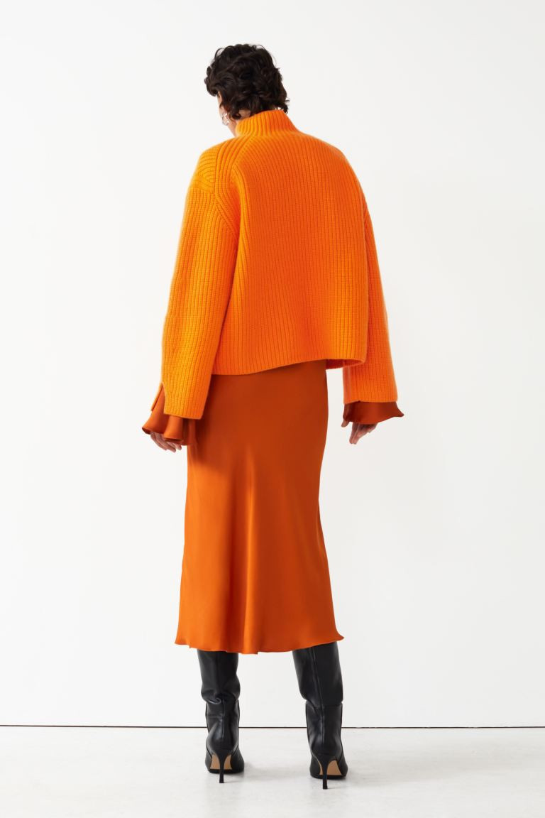 Oversized-Strickpullover aus Wolle | H&M (DE, AT, CH, NL, FI)