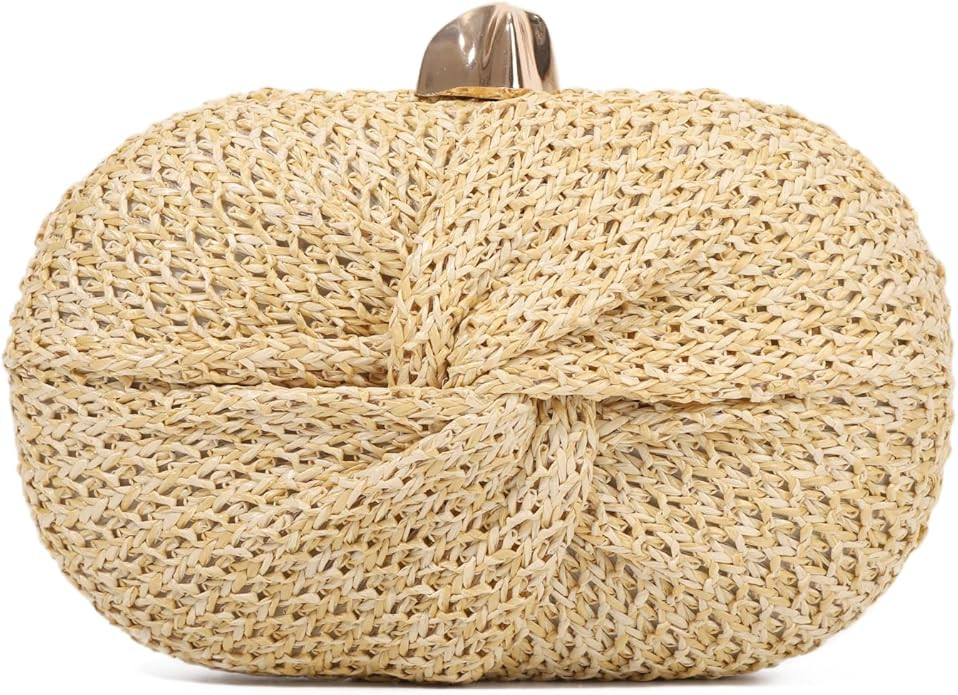Emprier Straw Clutch Purses for Women Summer Beach Woven Bag | Amazon (US)