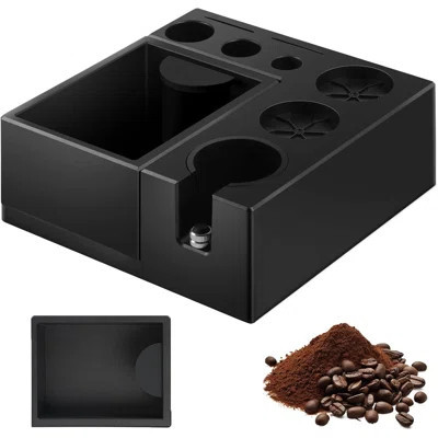 Espresso Knock Box， Tamp Station, 9 In 1 Espresso Organizer, Fit 51,54,58MM Tamper, Distributor, Portafilter ， Puck Screen Accessories, Detachable Kno | Wayfair North America