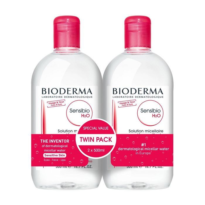 Bioderma Sensibio H2O Micellar Water Makeup Remover - 16.7oz/2pk | Target