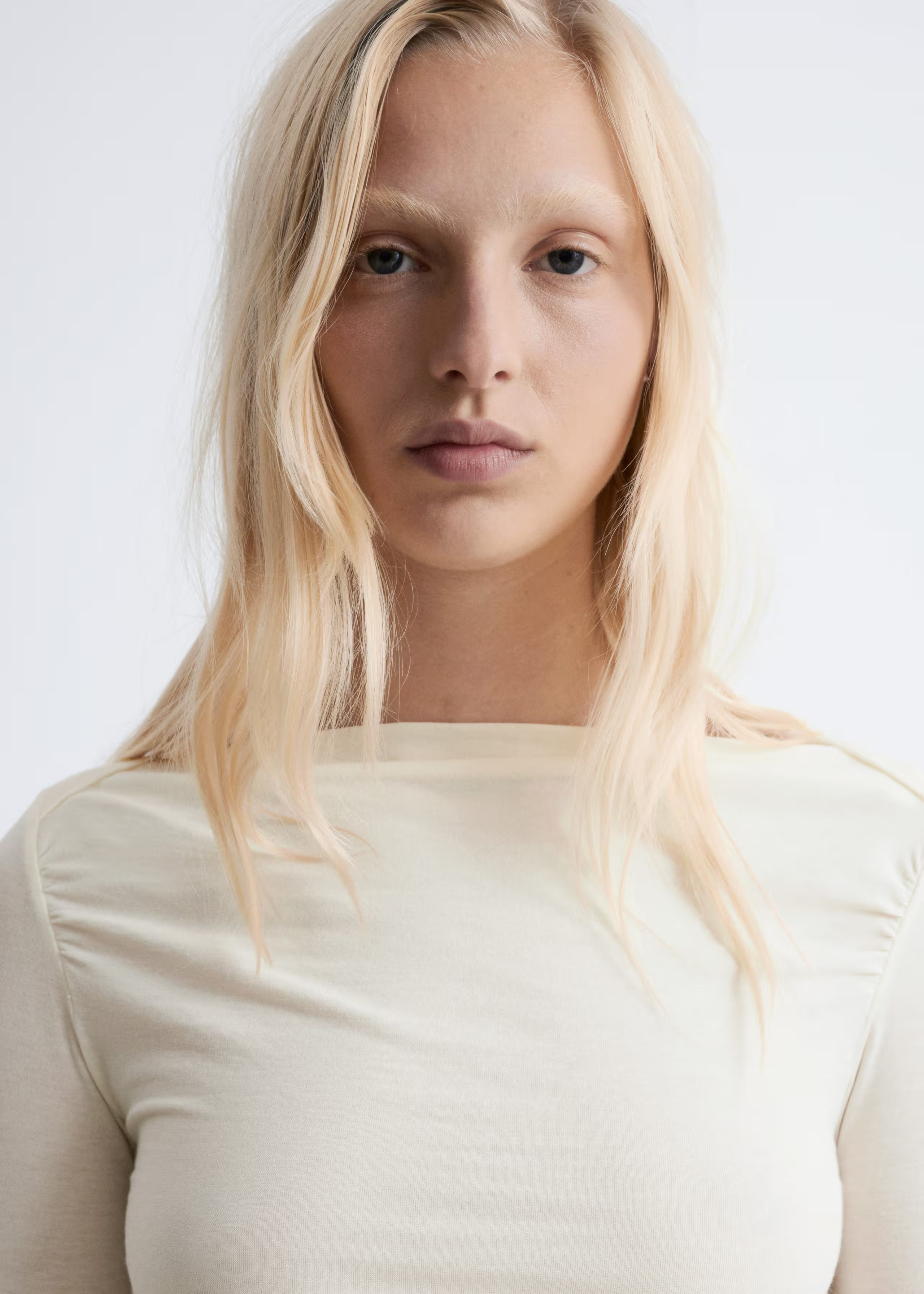 Ruched Boatneck Top | & Other Stories UK