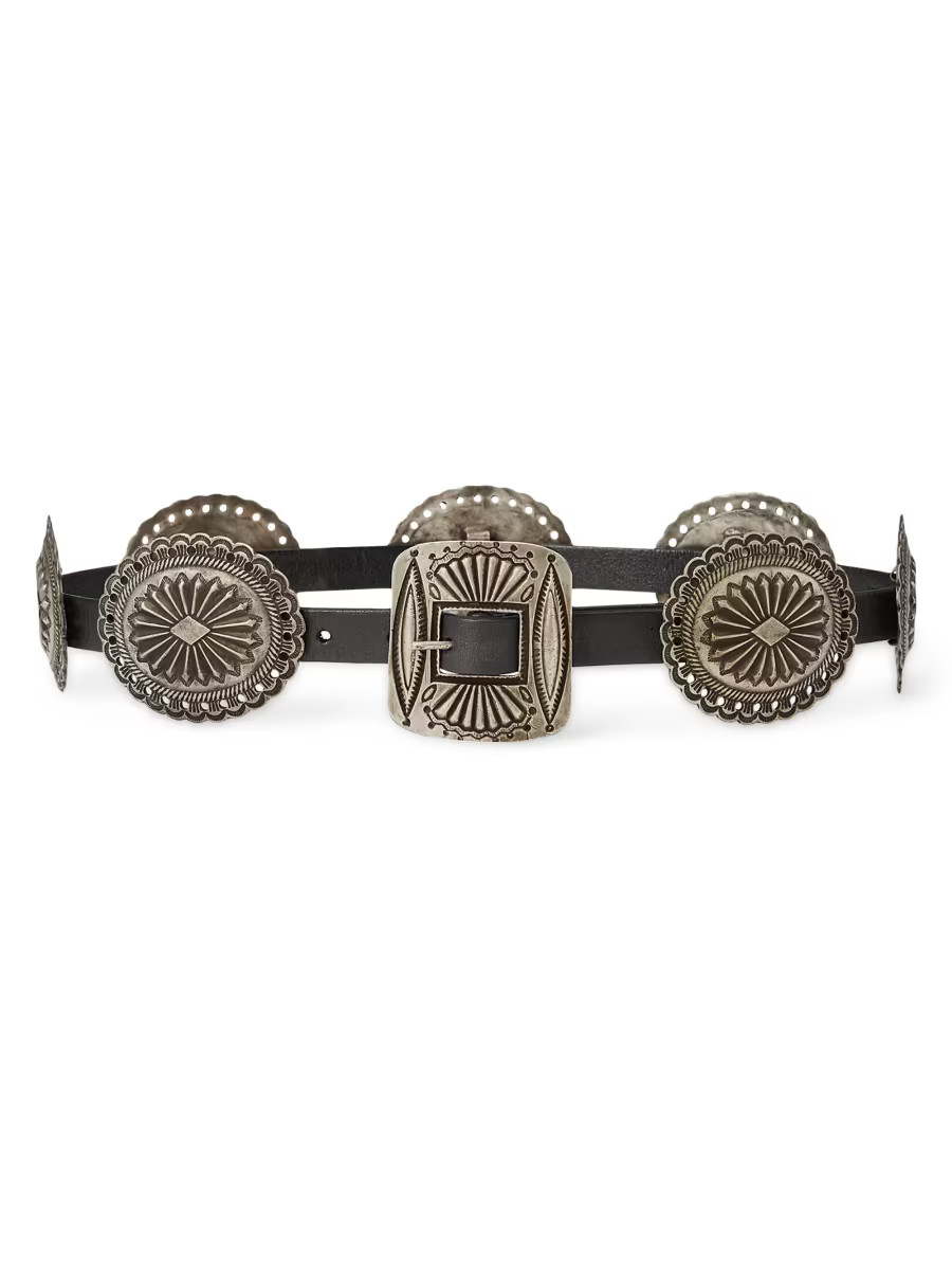 Leather Buckle Belt | Saks Fifth Avenue