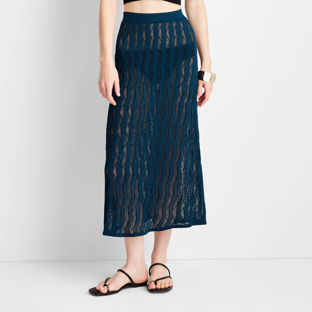 Women's Lace Sweater Maxi Skirt - Future Collective™ with Jenee Naylor | Target