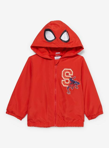 Marvel Spider-Man Masked Toddler Windbreaker | BoxLunch