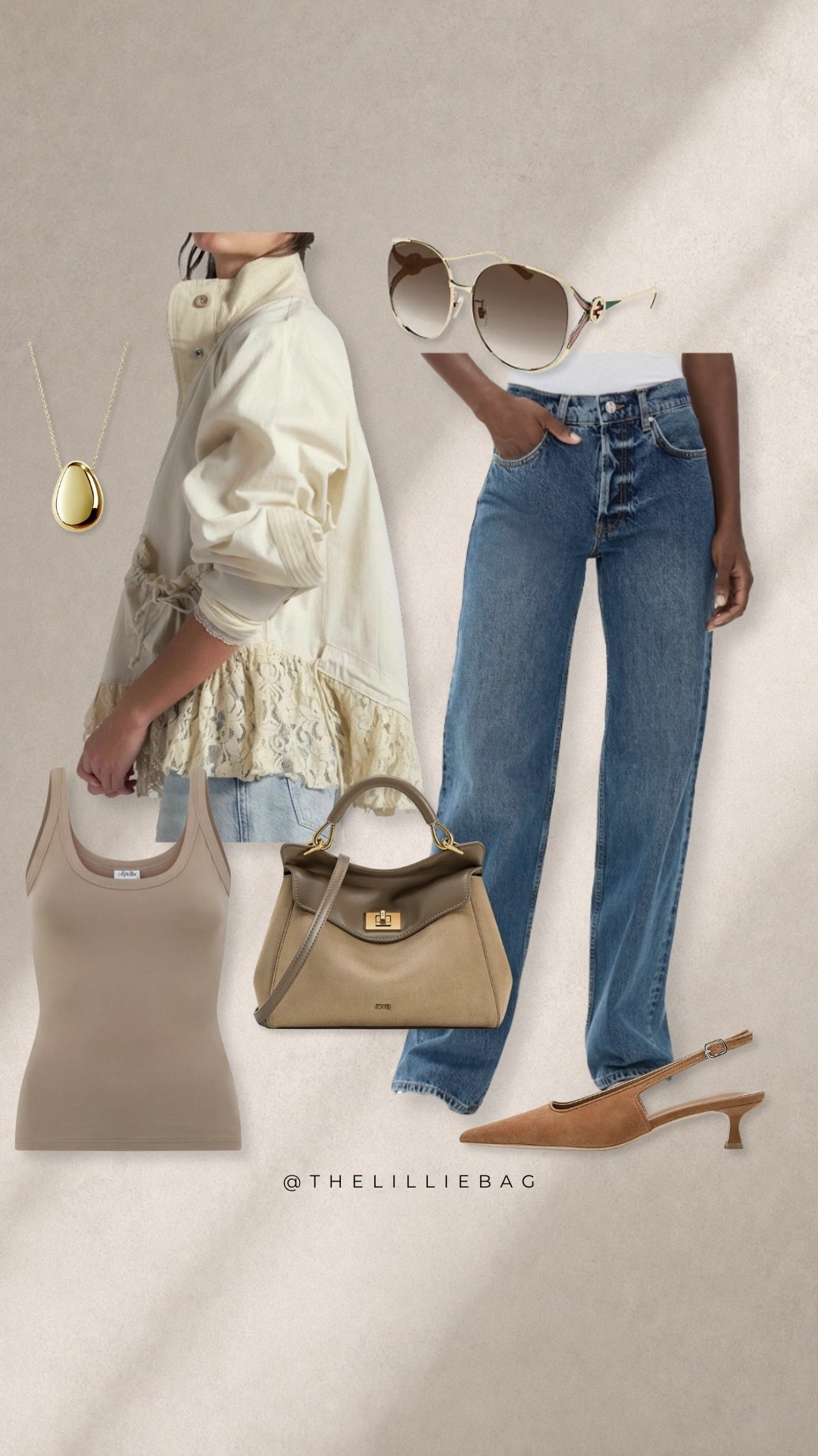 Amazon HEAD TO TOE and this jacket is giving major FP vibes 👀🤎 The lace detail makes it look so much more expensive — paired with easy denim + kitten heels, this whole look is such a good early fall outfit.

Amazon fashion, Amazon outfit, Free People inspired jacket, fall jacket, fall outfit idea, straight leg jeans, slingback heels, neutral fall outfit, affordable fall fashion, Amazon fall finds

#LTKootd #LTKSeasonal #LTKWorkwear