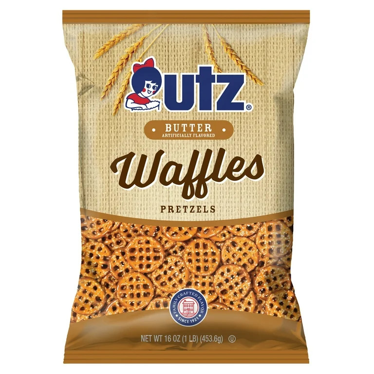 Utz Butter Waffles Pretzels, 16 oz Bag | Walmart (US)
