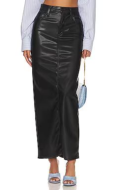 X Revolve The Mid Rise Faux Leather Column Skirt
                    
                    MOTHER | Revolve Clothing (Global)