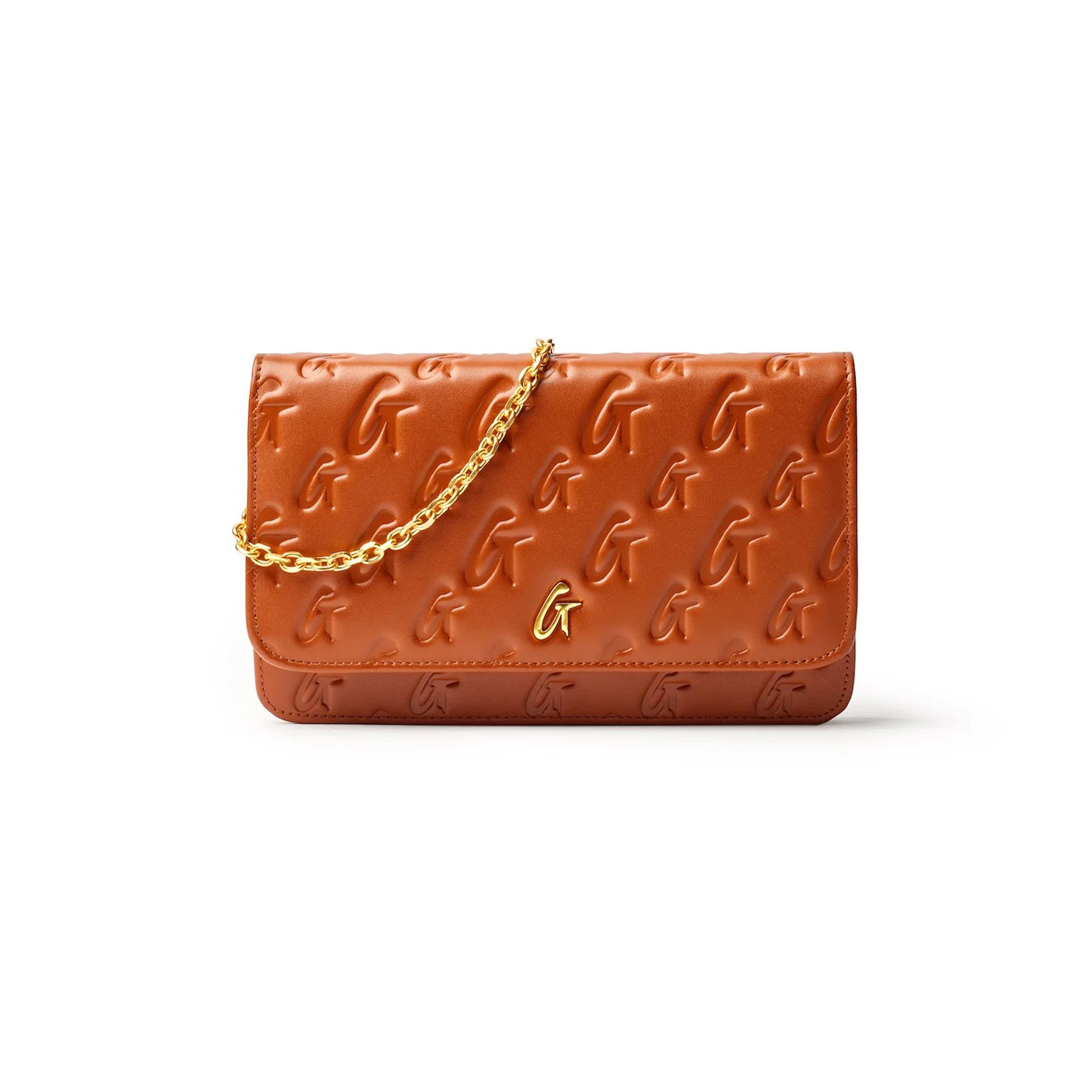 MONOGRAM GOLD WOC - BROWN | Glam-Aholic Lifestyle