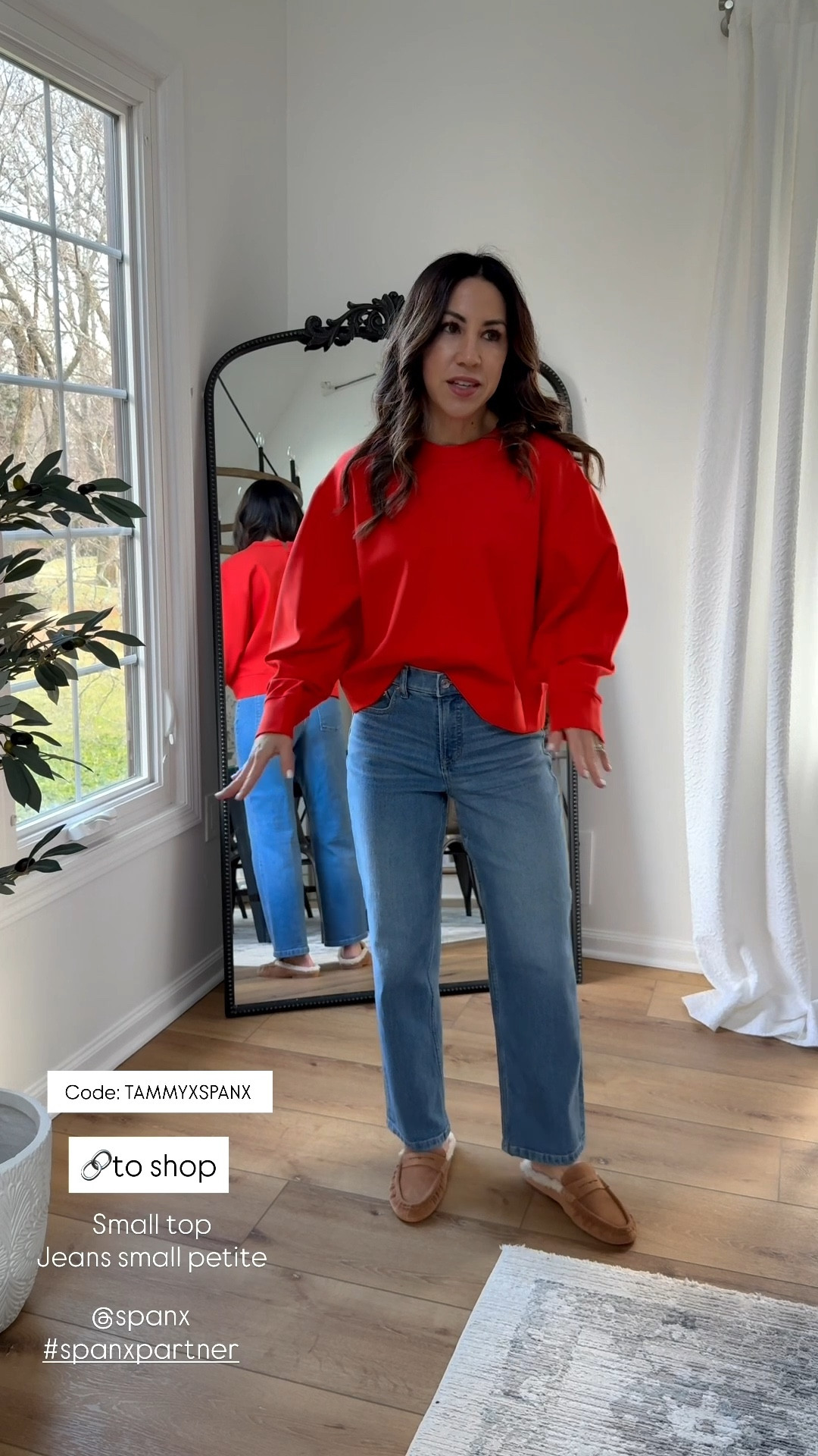 Use code TAMMYXSPANX for 15% off for new customers. #SpanxPartner @spanx 

Jeans small petite. Trousers small petite. Leggings small. Barrel pants small petite. Tops small. 





#LTKFindsUnder100 #LTKOver40 #LTKPetite