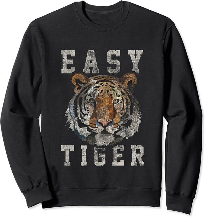 Easy Tiger distressed casual-chic graphic for women Sweatshirt | Amazon (US)