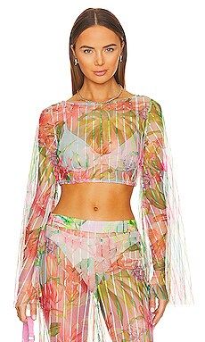 Lora Crop Top
                    
                    ROCOCO SAND | Revolve Clothing (Global)