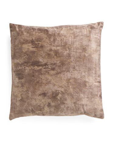 Made In Usa 20x20 Reversible Velvet Pillow | TJ Maxx