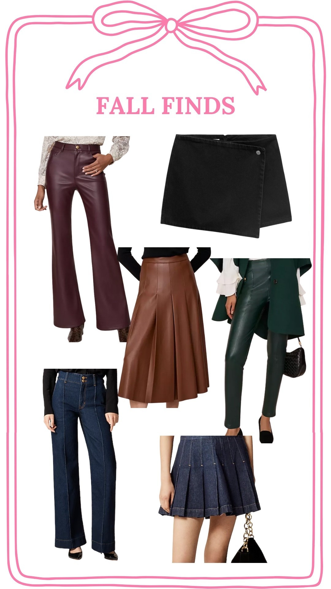 Fall pants and skirts 

#LTKFindsUnder100 #LTKSeasonal #LTKSaleAlert