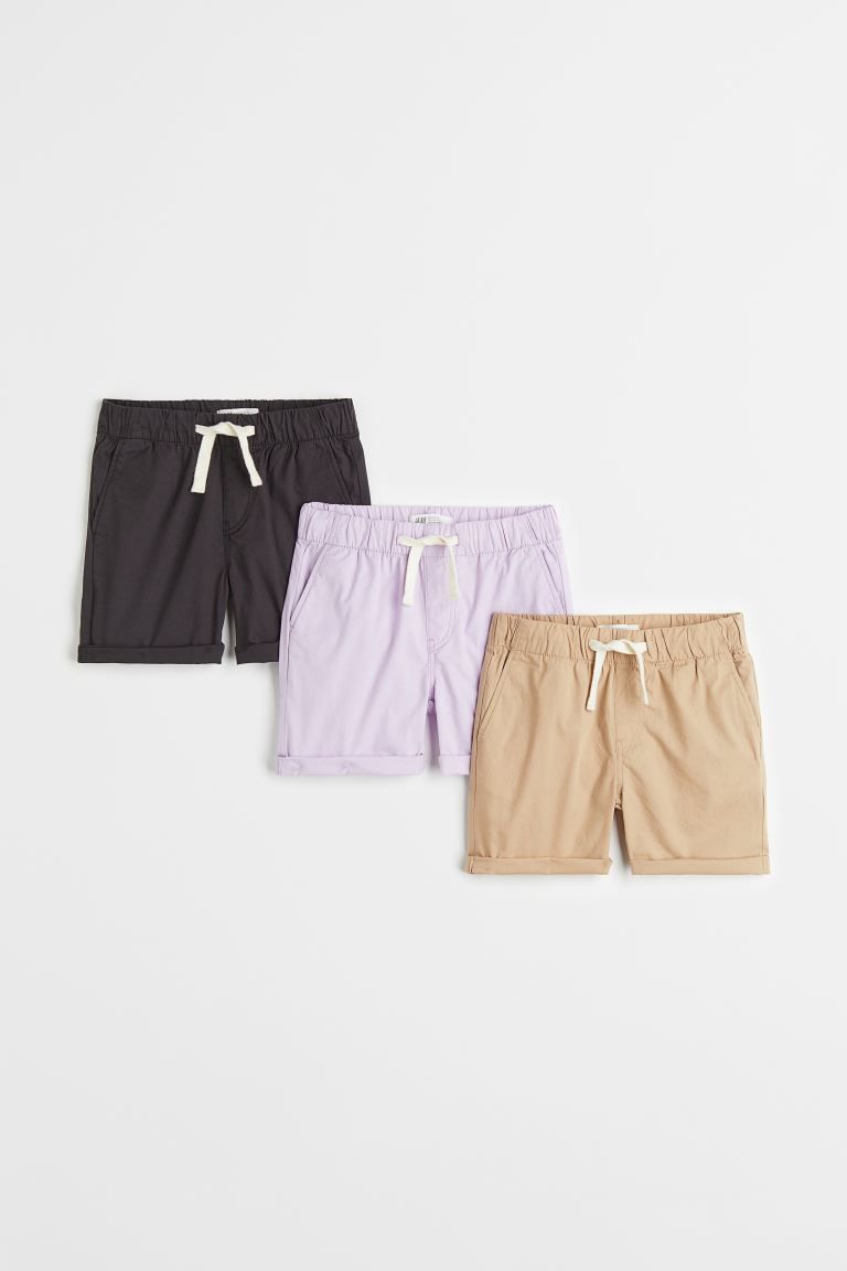 3-pack Cotton Shorts | H&M (US + CA)