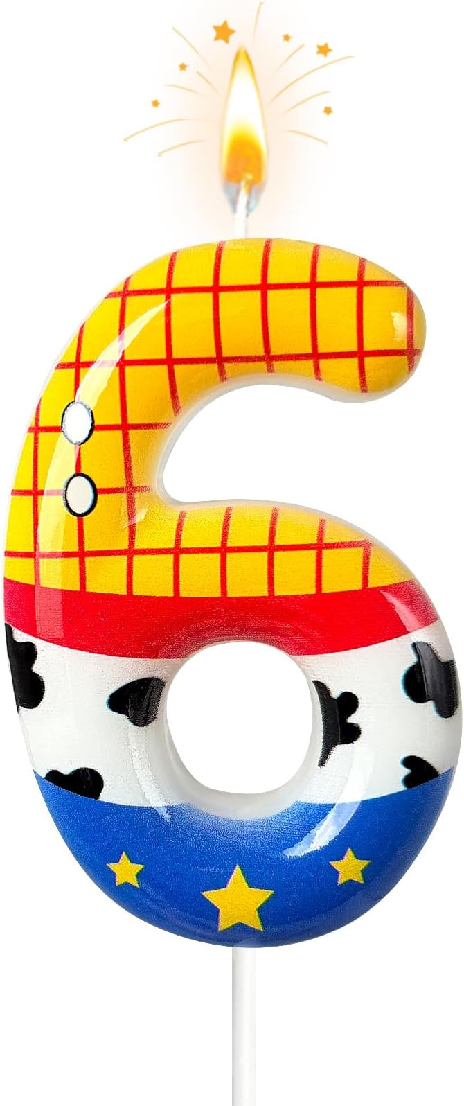 Toys Inspired Game Birthday Number Candles, Cartoon Story Number Candles, Cartoon Cake Decoration... | Amazon (US)