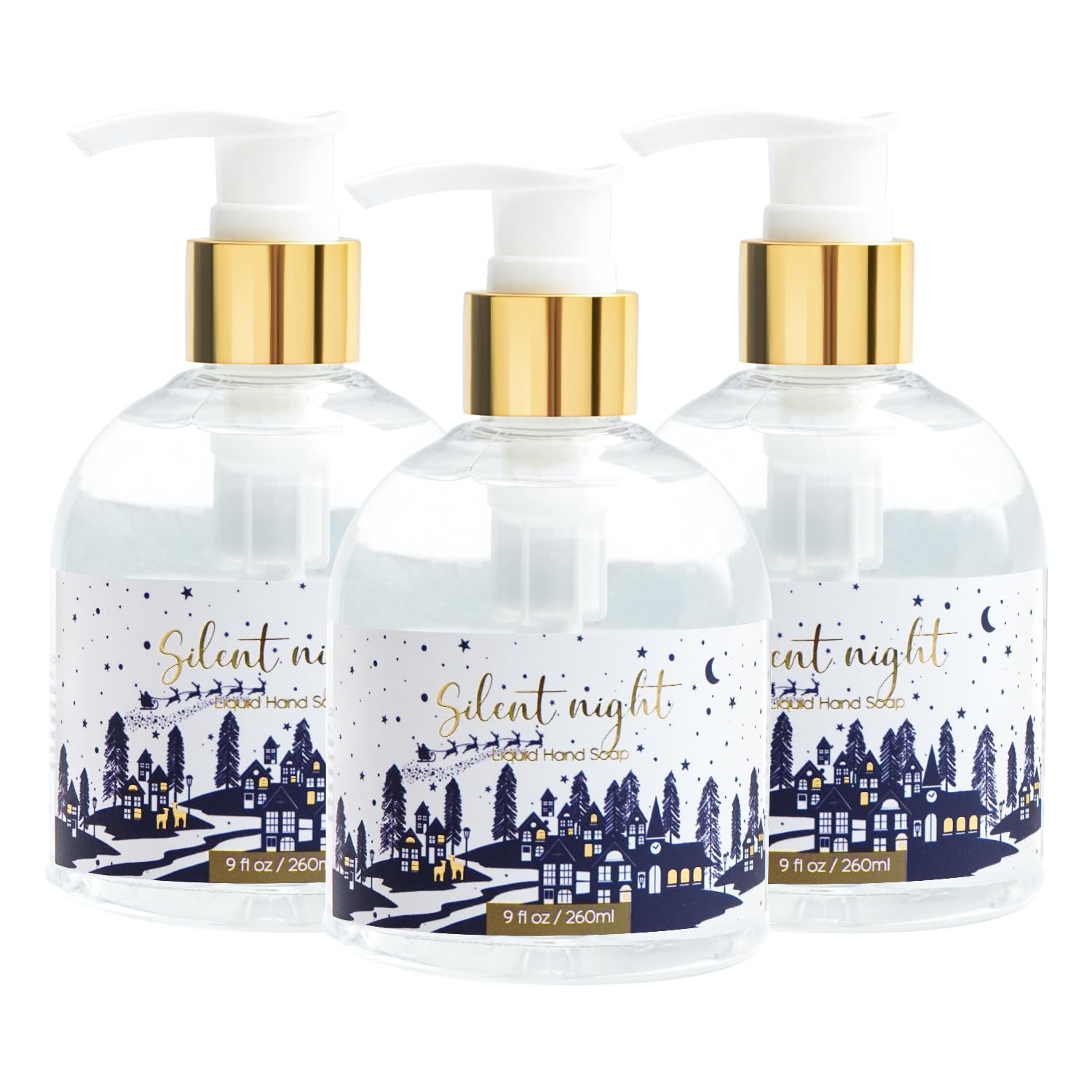 ROMIIE ZOI Christmas Liquid Hand Soap with Gift Box - Silent Night, Infused with Fresh-Cut Spruce... | Amazon (US)