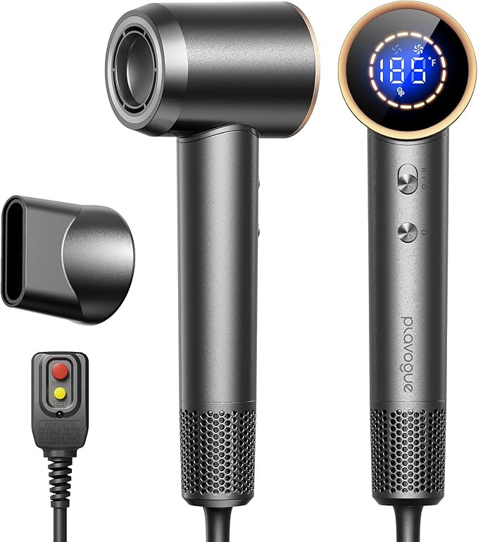 Hair Dryer,Automatic Dual Voltage Professional High-Speed Blow Dryer 500 Millions Negative Ionic ... | Amazon (US)