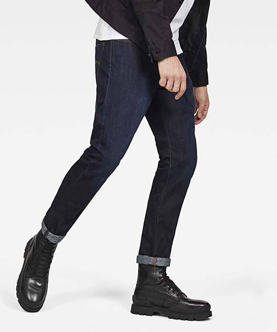 G-Star RAW Men's Denim Pants and Jeans dk - Dark Blue Aged Straight Tapered Jeans - Men | Zulily