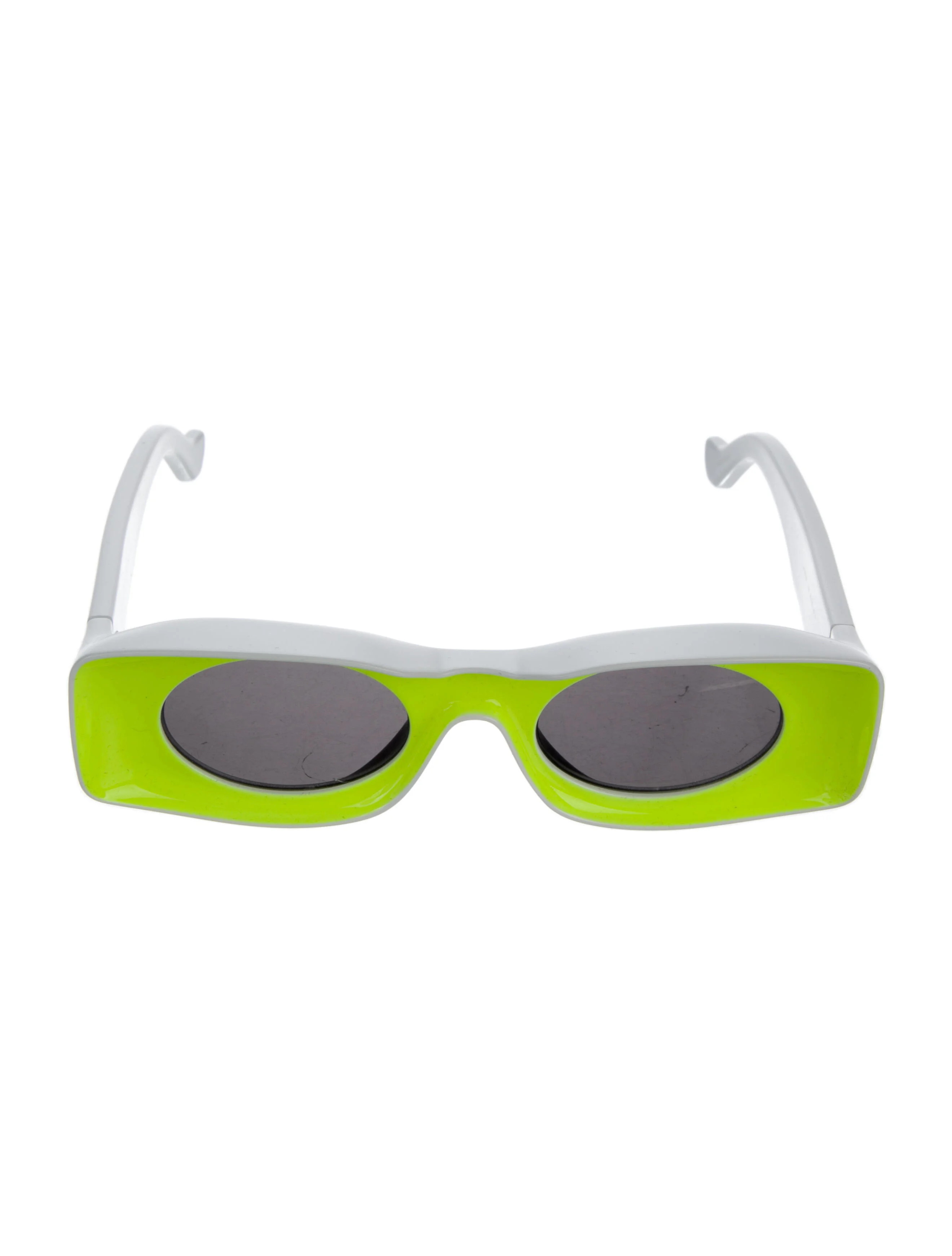 Loewe Paula's Ibiza Original Shield Sunglasses - White Sunglasses, Accessories - LOEPI20456 | The... | The RealReal