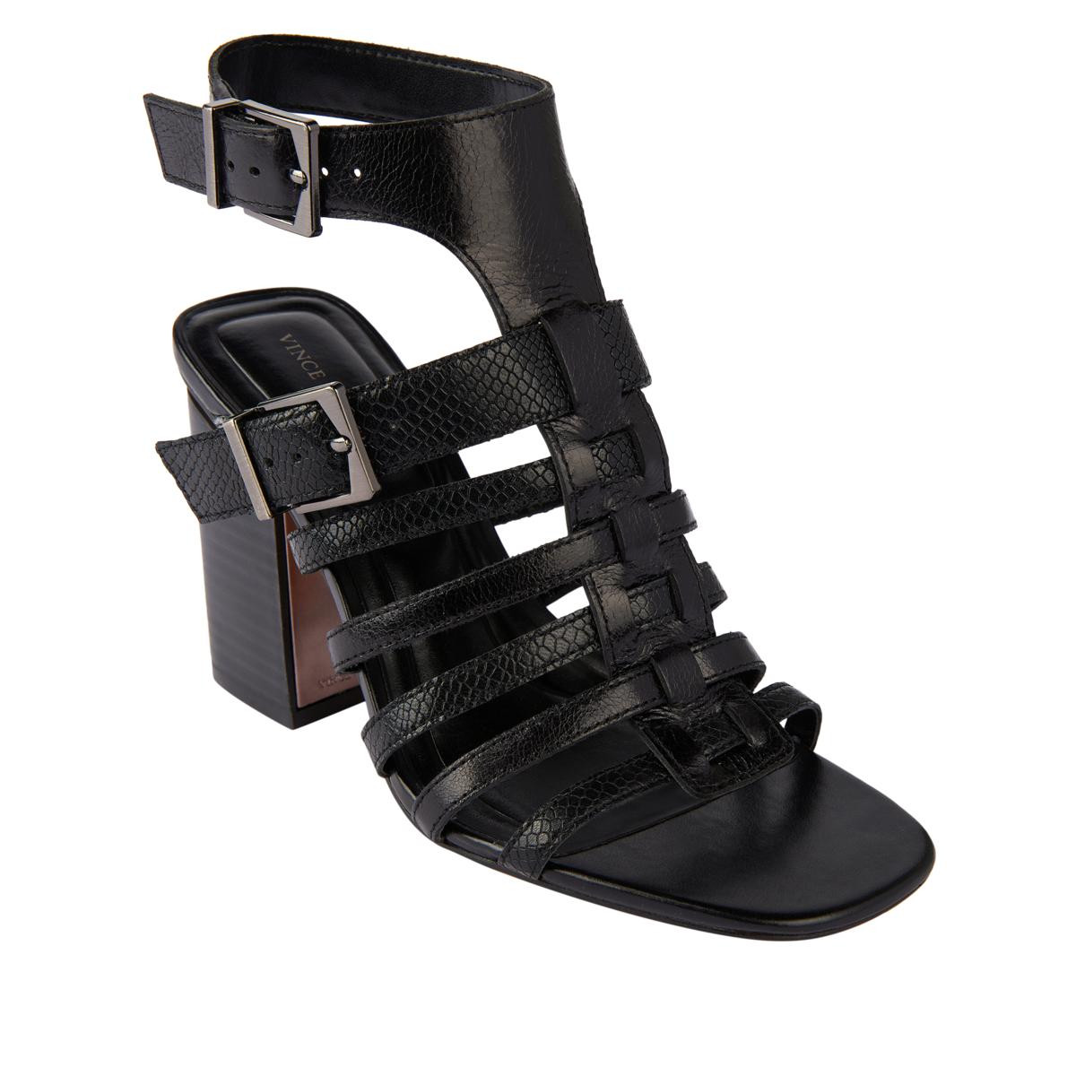 Vince Camuto Hichney Leather Cage Sandal

                 - 830-269 | HSN